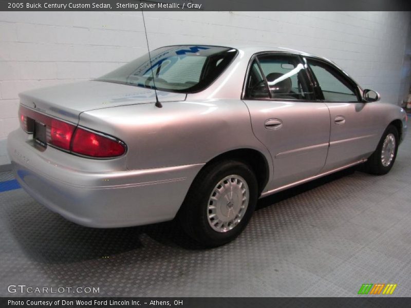 Sterling Silver Metallic / Gray 2005 Buick Century Custom Sedan
