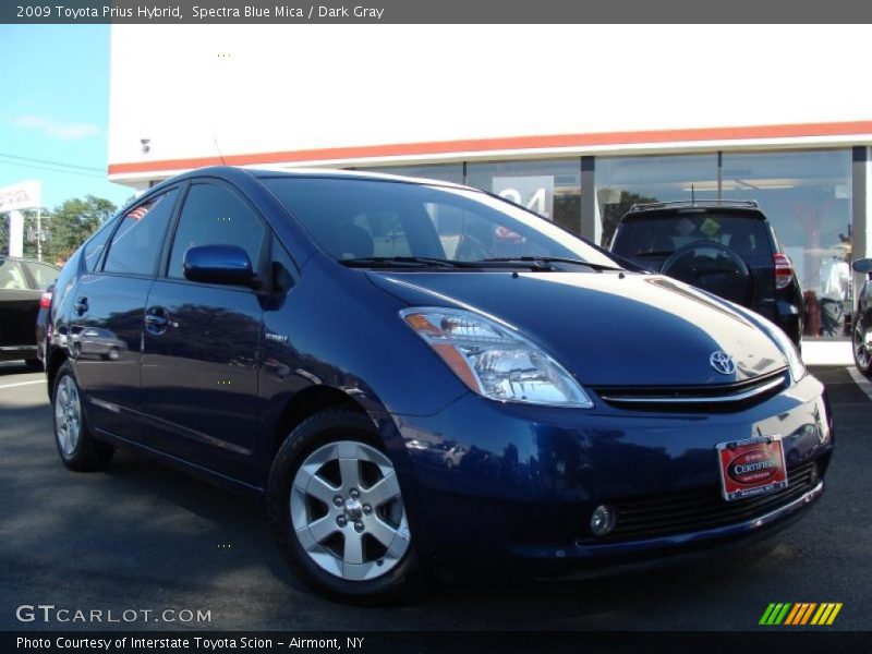 Spectra Blue Mica / Dark Gray 2009 Toyota Prius Hybrid