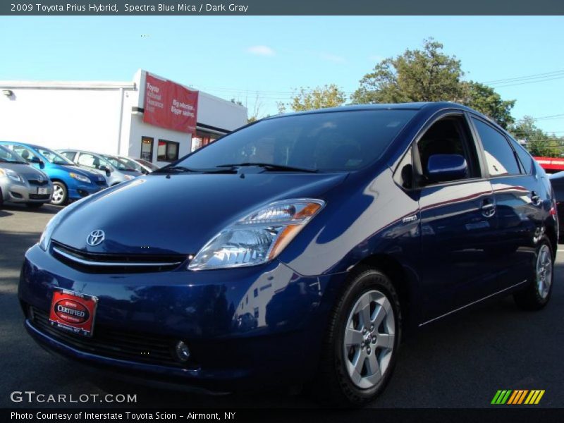 Spectra Blue Mica / Dark Gray 2009 Toyota Prius Hybrid