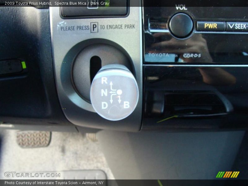 Spectra Blue Mica / Dark Gray 2009 Toyota Prius Hybrid