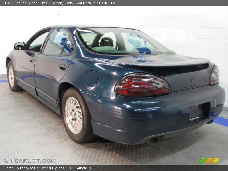 Dark Teal Metallic / Dark Blue 1997 Pontiac Grand Prix GT Sedan
