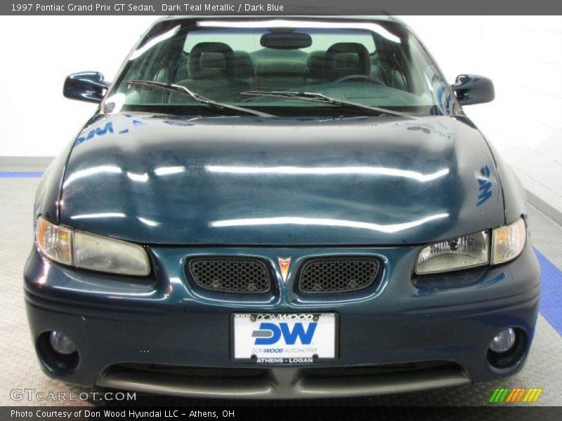 Dark Teal Metallic / Dark Blue 1997 Pontiac Grand Prix GT Sedan