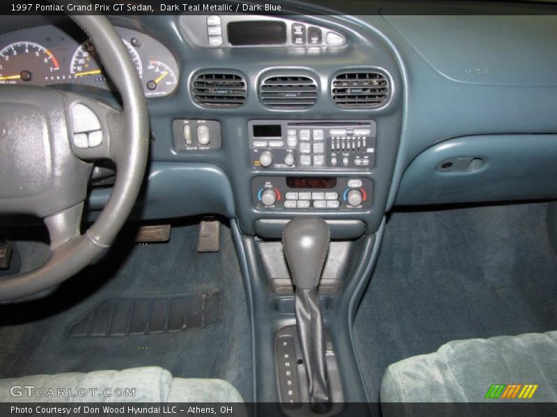 Dark Teal Metallic / Dark Blue 1997 Pontiac Grand Prix GT Sedan