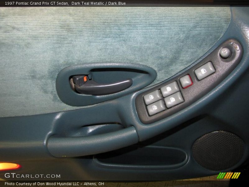 Dark Teal Metallic / Dark Blue 1997 Pontiac Grand Prix GT Sedan