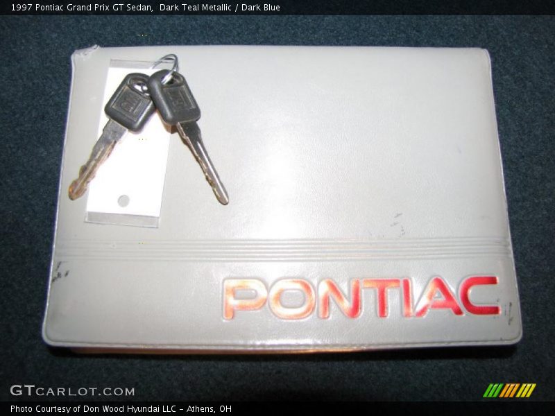 Dark Teal Metallic / Dark Blue 1997 Pontiac Grand Prix GT Sedan