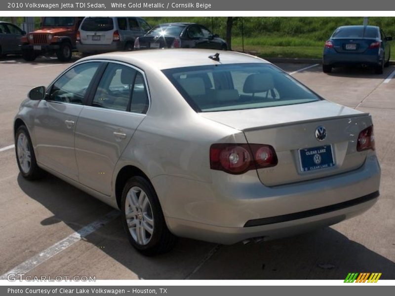 White Gold Metallic / Cornsilk Beige 2010 Volkswagen Jetta TDI Sedan