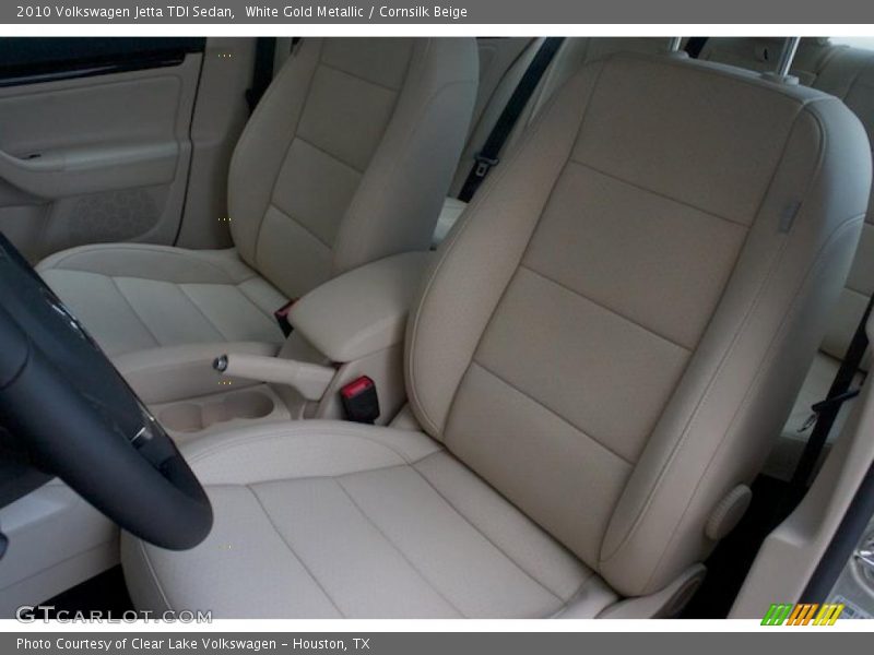 White Gold Metallic / Cornsilk Beige 2010 Volkswagen Jetta TDI Sedan