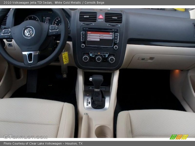 White Gold Metallic / Cornsilk Beige 2010 Volkswagen Jetta TDI Sedan