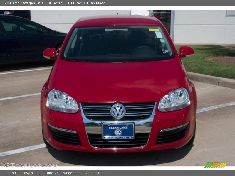 Salsa Red / Titan Black 2010 Volkswagen Jetta TDI Sedan