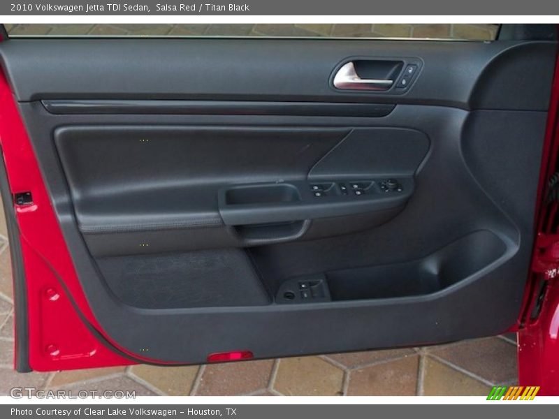 Salsa Red / Titan Black 2010 Volkswagen Jetta TDI Sedan