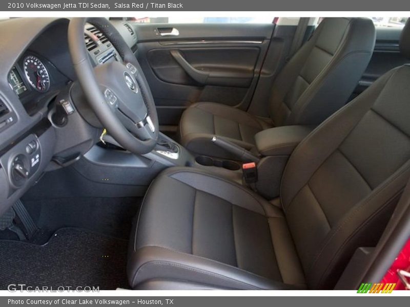 Salsa Red / Titan Black 2010 Volkswagen Jetta TDI Sedan