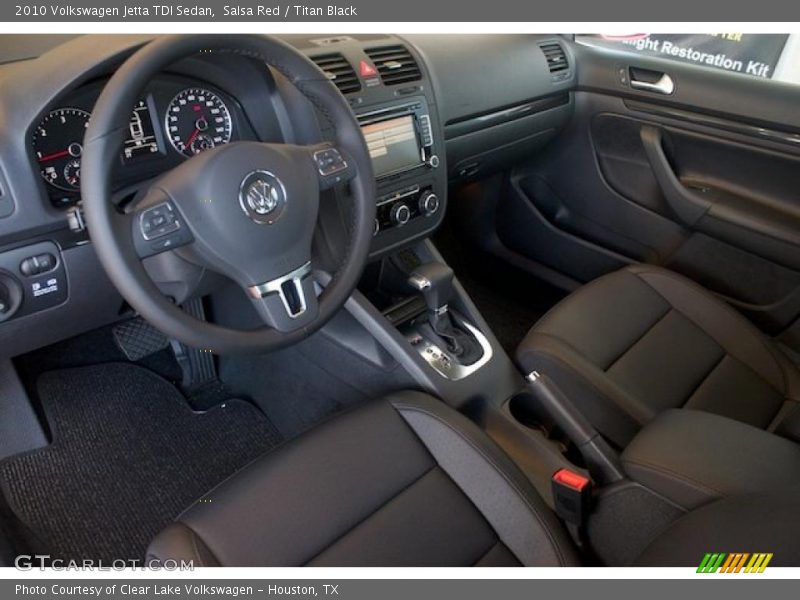 Salsa Red / Titan Black 2010 Volkswagen Jetta TDI Sedan