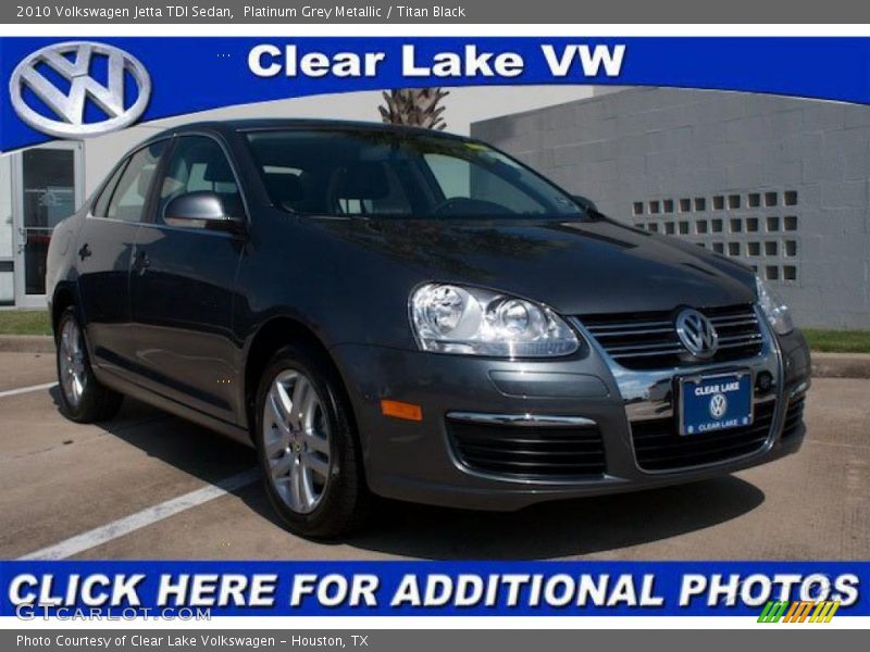 Platinum Grey Metallic / Titan Black 2010 Volkswagen Jetta TDI Sedan