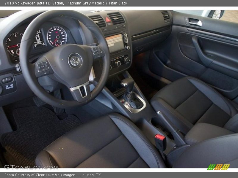 Platinum Grey Metallic / Titan Black 2010 Volkswagen Jetta TDI Sedan