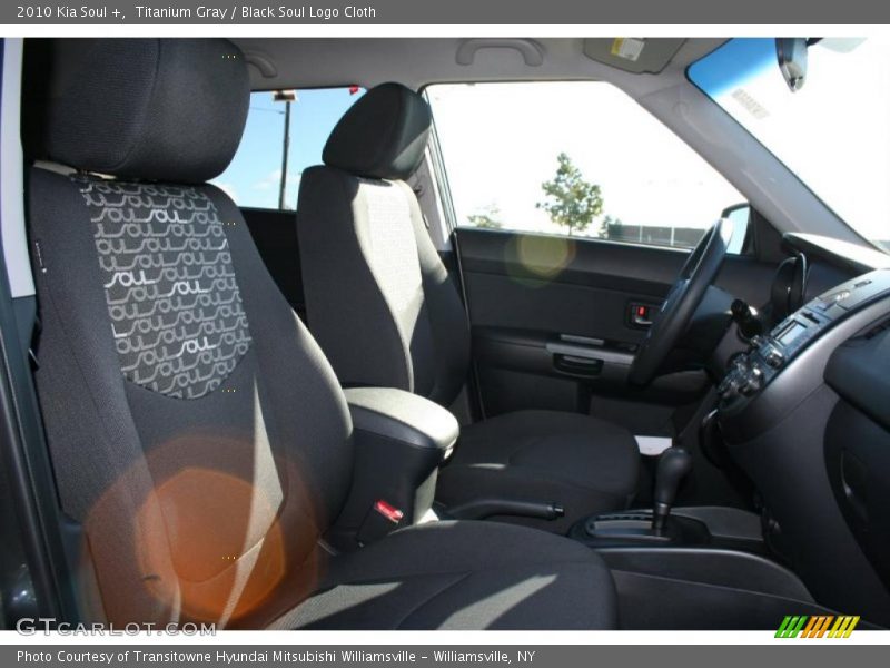 Titanium Gray / Black Soul Logo Cloth 2010 Kia Soul +