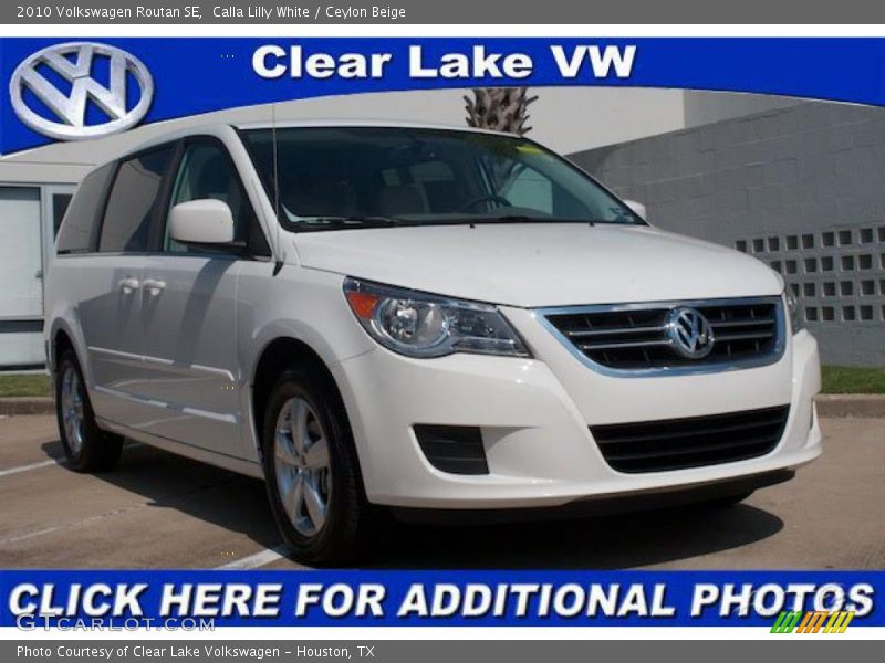 Calla Lilly White / Ceylon Beige 2010 Volkswagen Routan SE