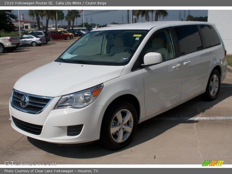 Calla Lilly White / Ceylon Beige 2010 Volkswagen Routan SE
