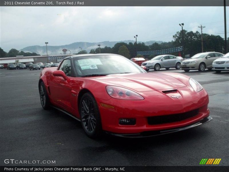Torch Red / Red 2011 Chevrolet Corvette Z06