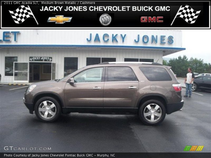 Medium Brown Metallic / Cashmere 2011 GMC Acadia SLT