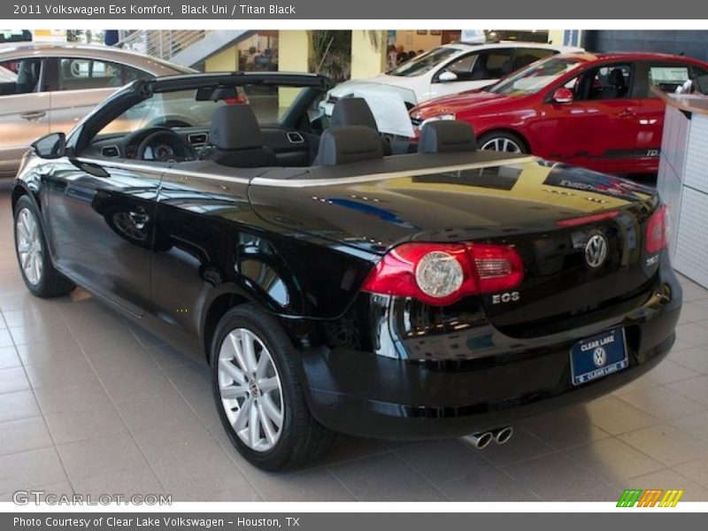 Black Uni / Titan Black 2011 Volkswagen Eos Komfort