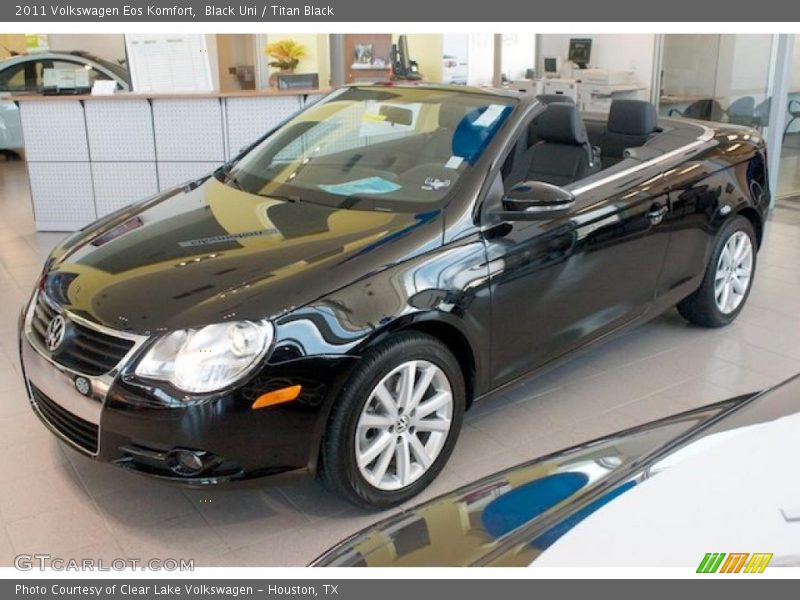 Black Uni / Titan Black 2011 Volkswagen Eos Komfort
