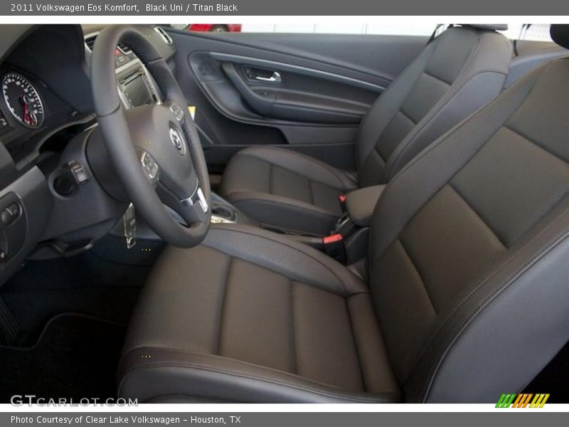Black Uni / Titan Black 2011 Volkswagen Eos Komfort