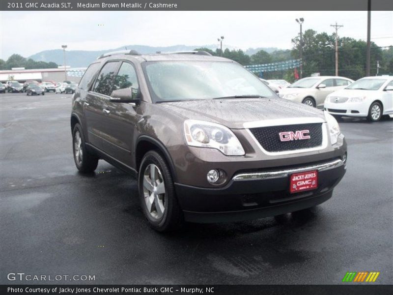 Medium Brown Metallic / Cashmere 2011 GMC Acadia SLT