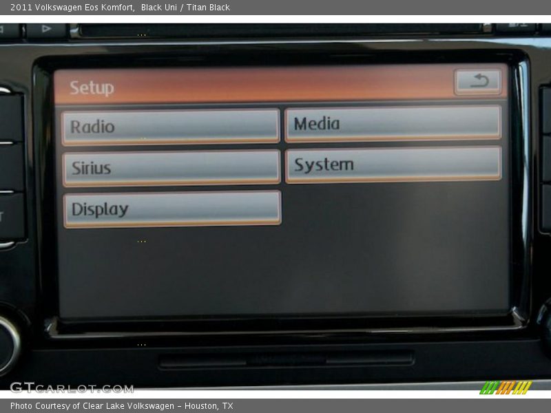 Black Uni / Titan Black 2011 Volkswagen Eos Komfort