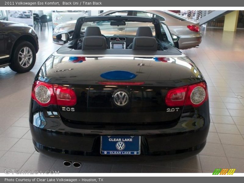 Black Uni / Titan Black 2011 Volkswagen Eos Komfort