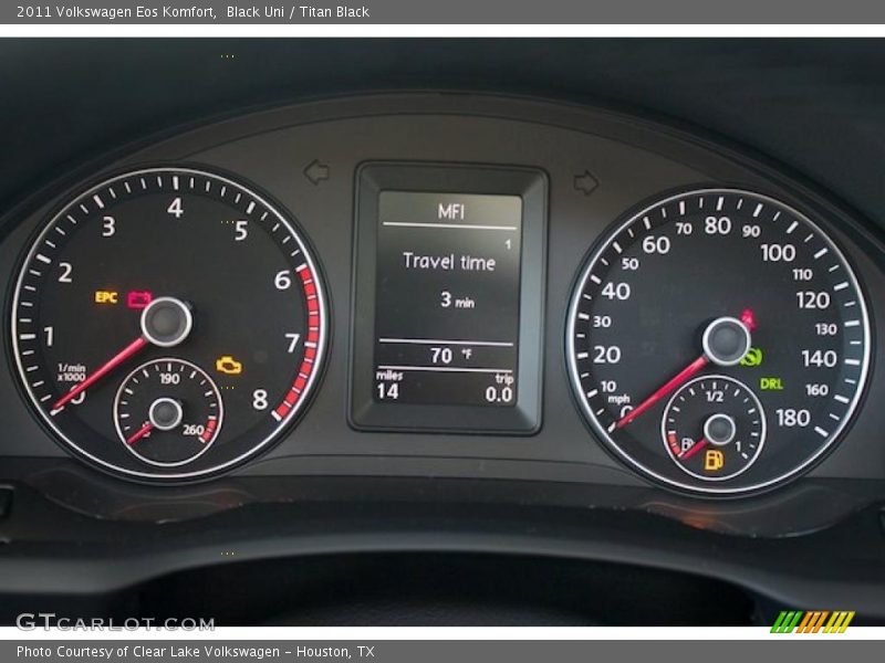 Black Uni / Titan Black 2011 Volkswagen Eos Komfort