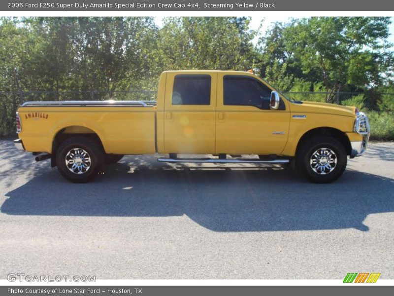 Screaming Yellow / Black 2006 Ford F250 Super Duty Amarillo Special Edition Crew Cab 4x4
