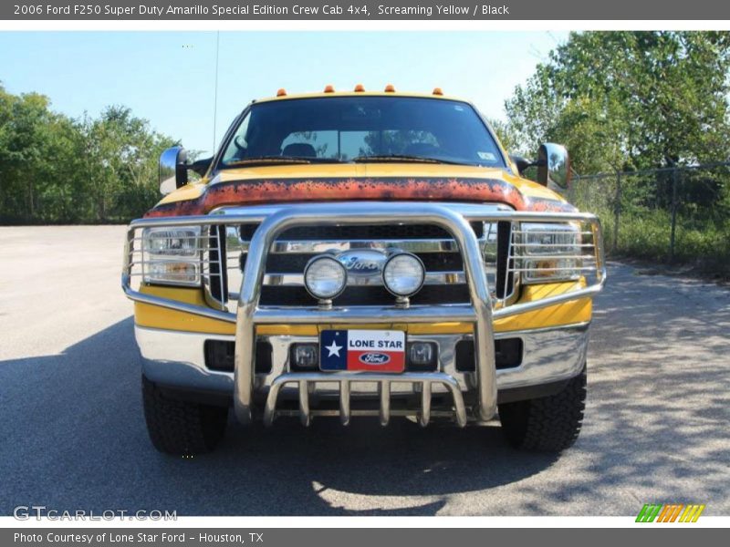 Screaming Yellow / Black 2006 Ford F250 Super Duty Amarillo Special Edition Crew Cab 4x4