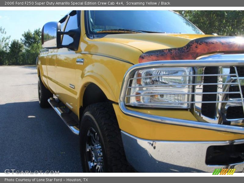 Screaming Yellow / Black 2006 Ford F250 Super Duty Amarillo Special Edition Crew Cab 4x4