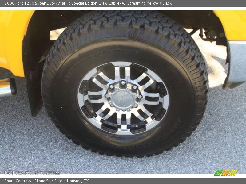 Screaming Yellow / Black 2006 Ford F250 Super Duty Amarillo Special Edition Crew Cab 4x4