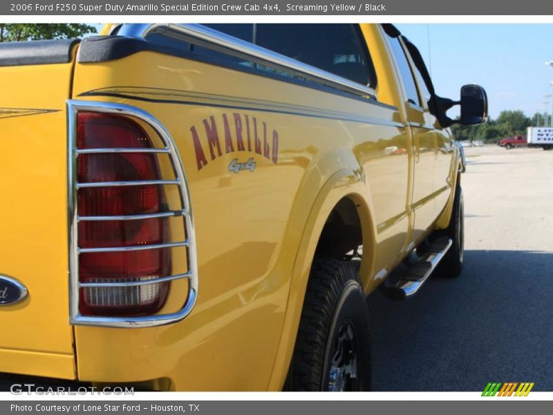 Screaming Yellow / Black 2006 Ford F250 Super Duty Amarillo Special Edition Crew Cab 4x4