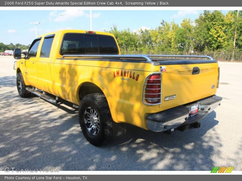 Screaming Yellow / Black 2006 Ford F250 Super Duty Amarillo Special Edition Crew Cab 4x4