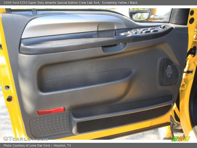 Screaming Yellow / Black 2006 Ford F250 Super Duty Amarillo Special Edition Crew Cab 4x4