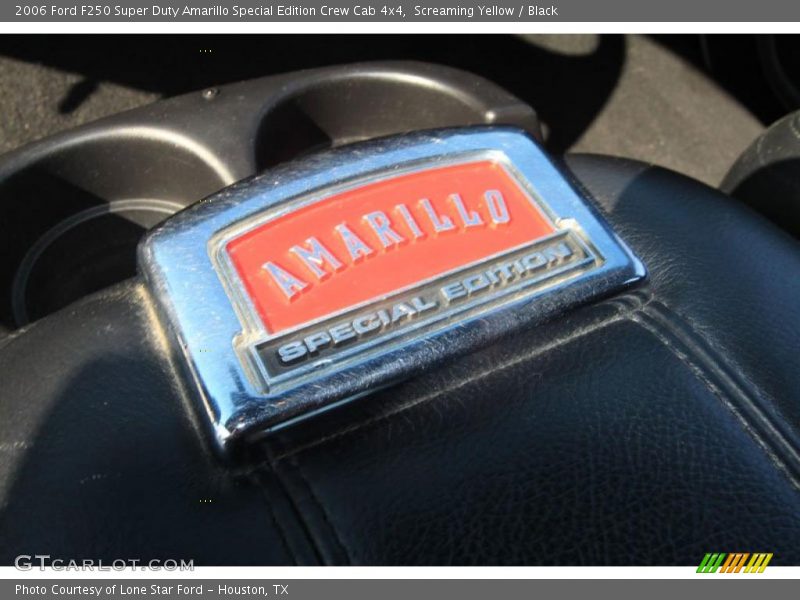 Screaming Yellow / Black 2006 Ford F250 Super Duty Amarillo Special Edition Crew Cab 4x4
