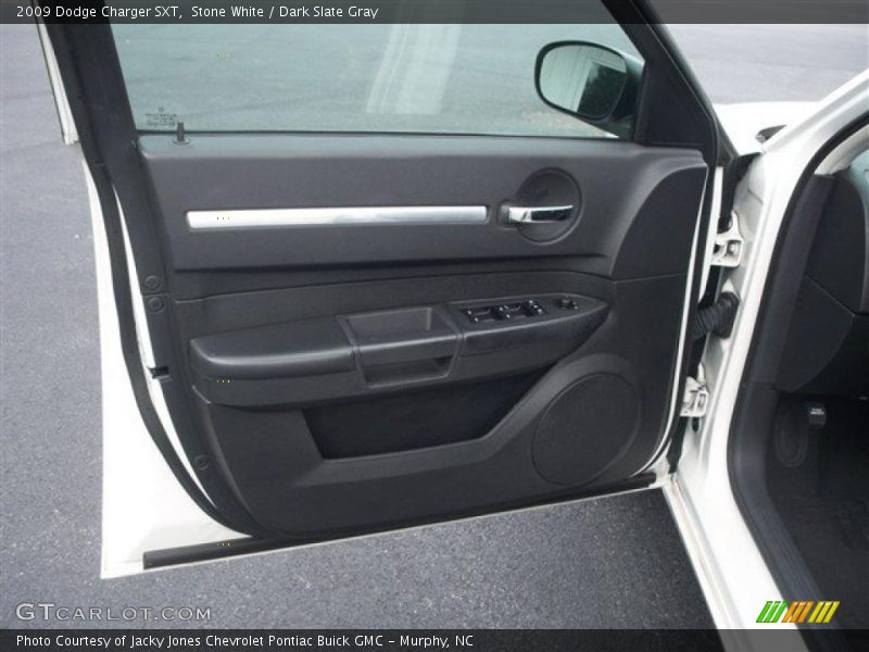 Stone White / Dark Slate Gray 2009 Dodge Charger SXT