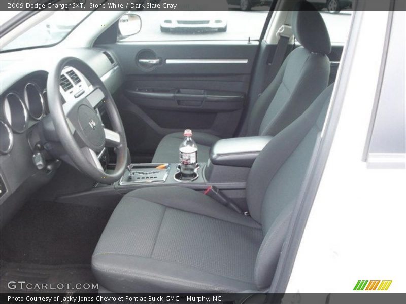 Stone White / Dark Slate Gray 2009 Dodge Charger SXT