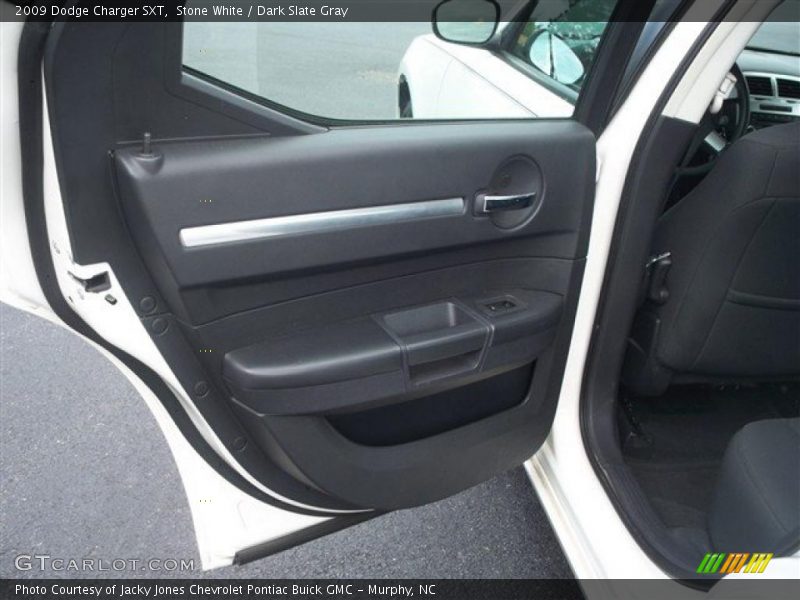 Stone White / Dark Slate Gray 2009 Dodge Charger SXT