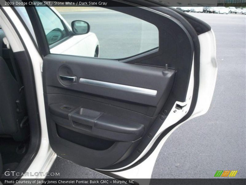 Stone White / Dark Slate Gray 2009 Dodge Charger SXT