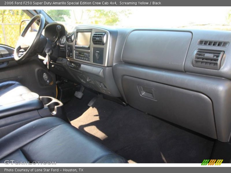 Screaming Yellow / Black 2006 Ford F250 Super Duty Amarillo Special Edition Crew Cab 4x4