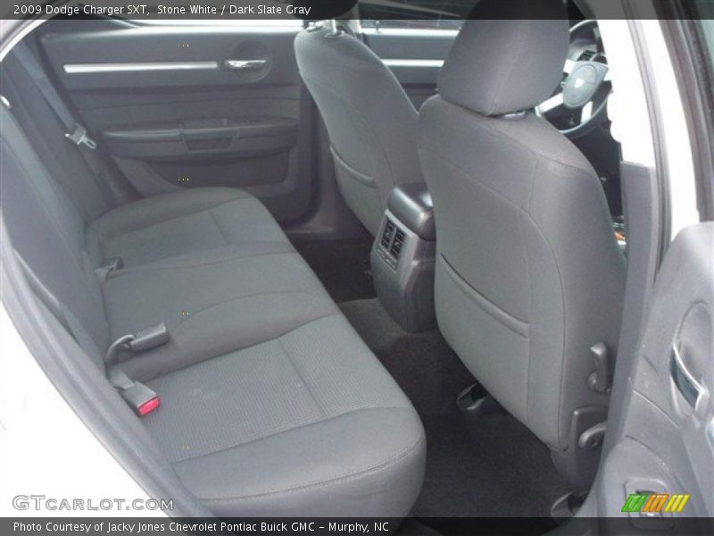 Stone White / Dark Slate Gray 2009 Dodge Charger SXT