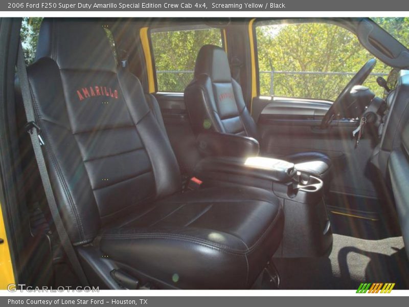 Screaming Yellow / Black 2006 Ford F250 Super Duty Amarillo Special Edition Crew Cab 4x4