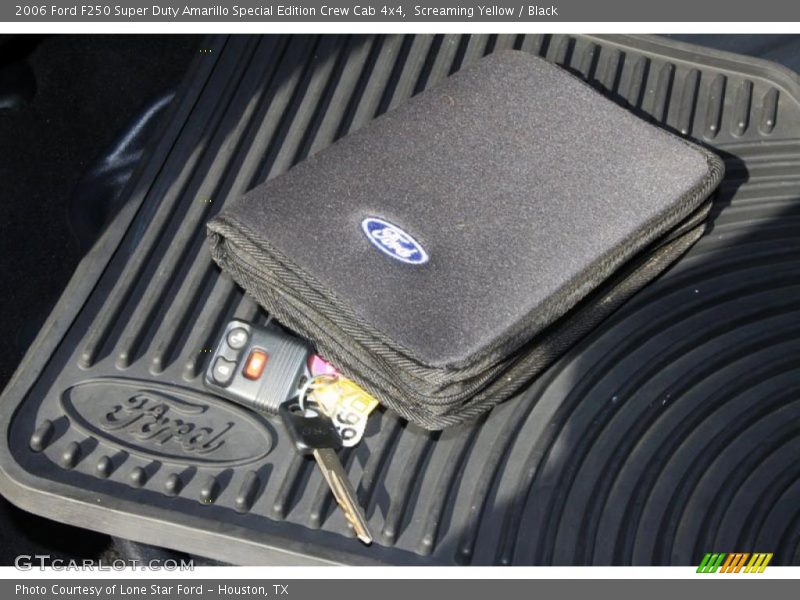 Screaming Yellow / Black 2006 Ford F250 Super Duty Amarillo Special Edition Crew Cab 4x4