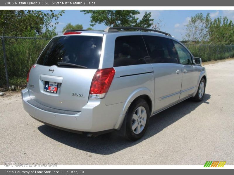 Silver Mist Metallic / Beige 2006 Nissan Quest 3.5 SL