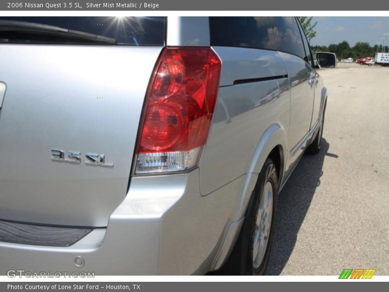 Silver Mist Metallic / Beige 2006 Nissan Quest 3.5 SL