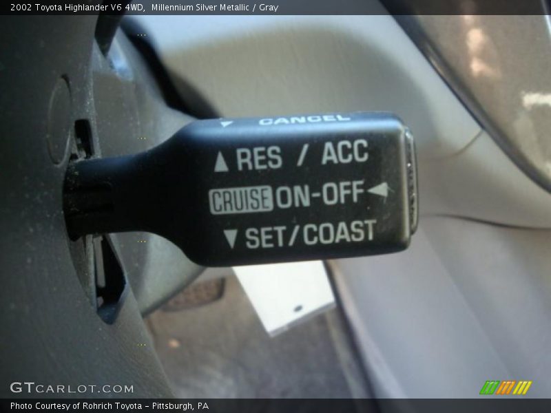 Millennium Silver Metallic / Gray 2002 Toyota Highlander V6 4WD
