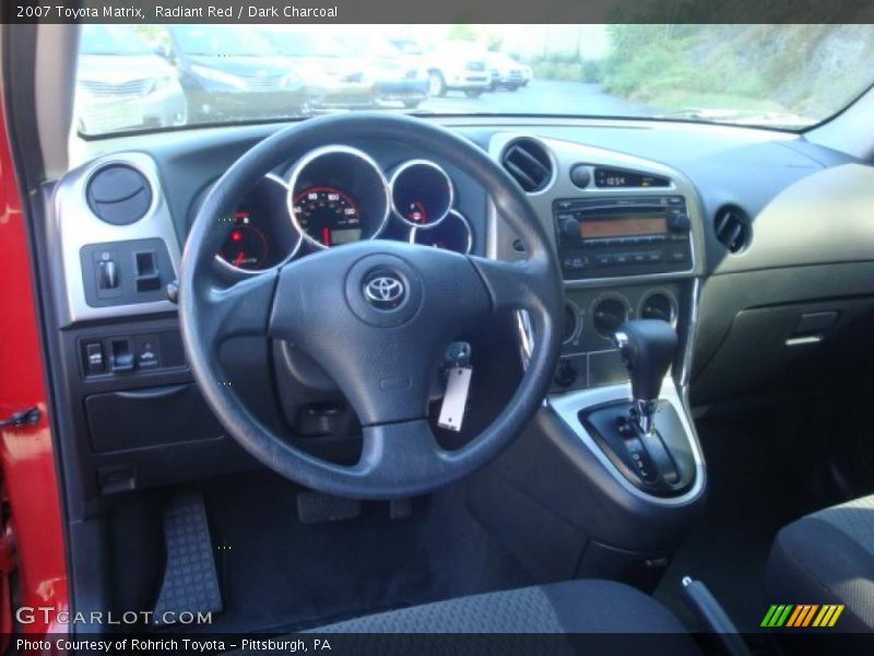 Radiant Red / Dark Charcoal 2007 Toyota Matrix